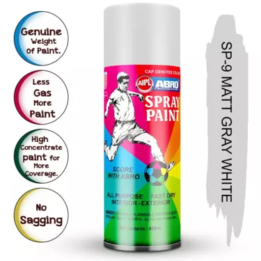 Car Spray Paint (Matt Gray White)