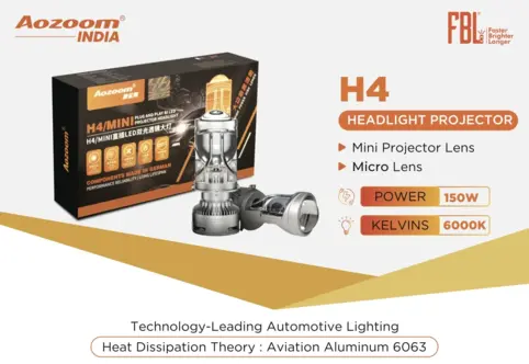 H4 Headlight LED Projector Bulb 70W