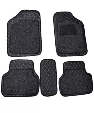 7D Car Floor Mats – Black