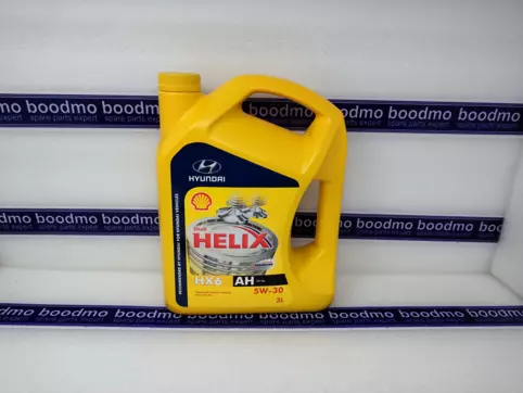 Engine Oil 5W-30 (3L) (Shell Helix HX6 AH Hyundai Premium Multigrade Motor Oil)