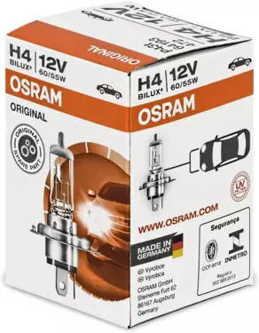 H4 Halogen Bulb 12V 60/55W (Single Bulb)