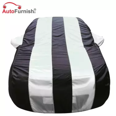 Stylish White Stripe Car Body Cover
