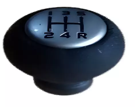 Gear Knob Black Silver Light Weight