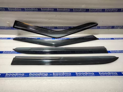 Door Visor with SS Strip (Set of 4)
