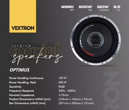 Premium Co-Axial Speakers 6.5"
