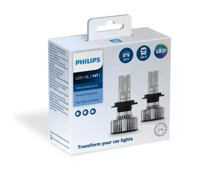 H7 Ultinon Essential G2 LED Bulb 12/24V 24W (Set of 2)