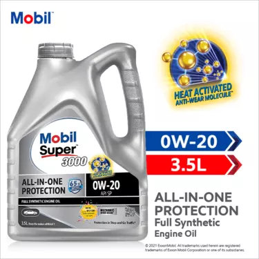 Mobil Super 3000 0W-20 (3.5L) (150-1100Rs cash-back inside)