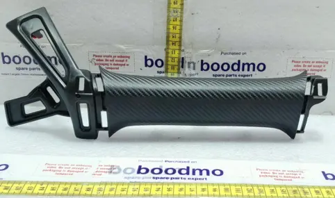 ORNAMENT,I/P CTR LOWER (BLACK)