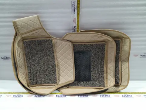 7D Car Floor Mats – Beige