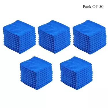 Car Cleaning Cloth (Pack of 50) 250 Gsm 30X40 cm
