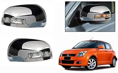 Outside Rear View Mirror Cover Garnish with Cut (Set of 2)