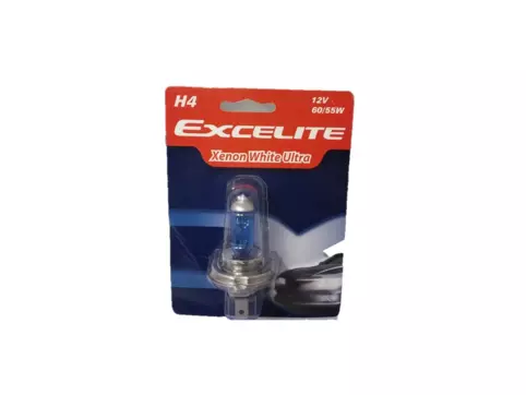 H4 Xenon White Halogen Bulb 12V 60/55W (Single Bulb)