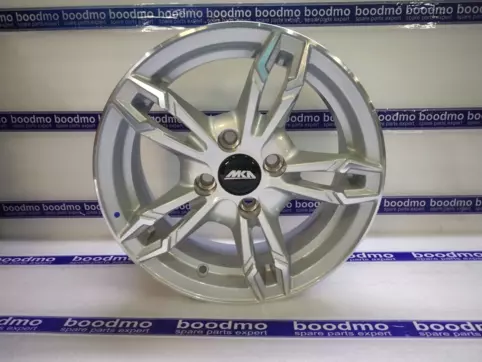 Alloy Wheel 14″/4 Holes/Pcd-100/Et-22 – Machined Hyper Silver