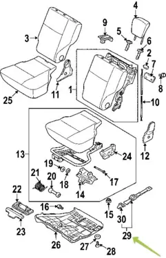 BAND REAR SEAT