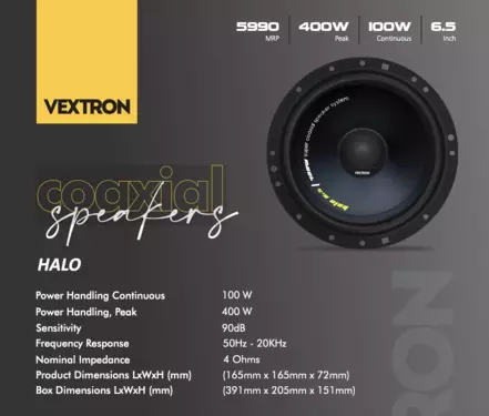 Co-Axial Speakers 6.5"
