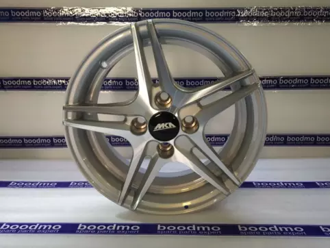 Alloy Wheel 14″/4 Holes/Pcd-100/Et-22 – Machined Hyper Silver