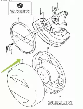 COVER, SPARE TIRE OUTER