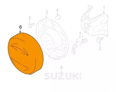 COVER, SPARE TIRE OUTER