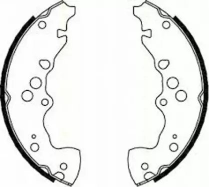 SHOE SET BRAKE GRAND VITARA TYPE 4