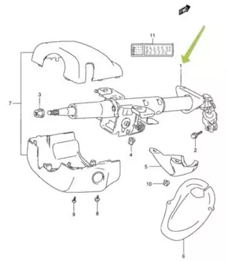 COLUMN ASSY, STEERING
