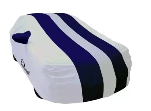 Stylish Blue Stripe Car Body Cover