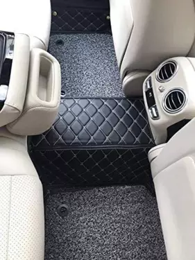 7D Car Floor Mats – Black