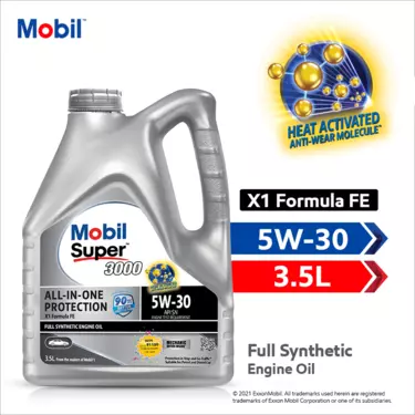 Mobil Super All-In-One Protection X1 Formula FE 5W-30 (3.5L)