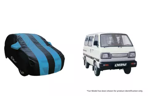 Stylish Aqua Stripe Car Body Cover