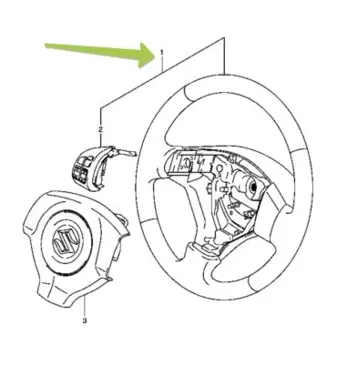WHEEL ASSY, STEERING