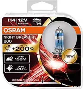 H4 Night Breaker 12V 60/55W Bulb ( Set of 2 )