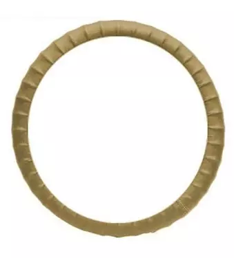 15 Inch - Universal Steering Cover With Finger Grip (Beige)