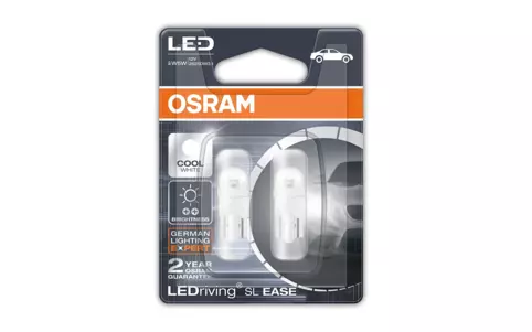 W5W LED T-10 Capless Parking Lamp 12V 1W (Set of 2)