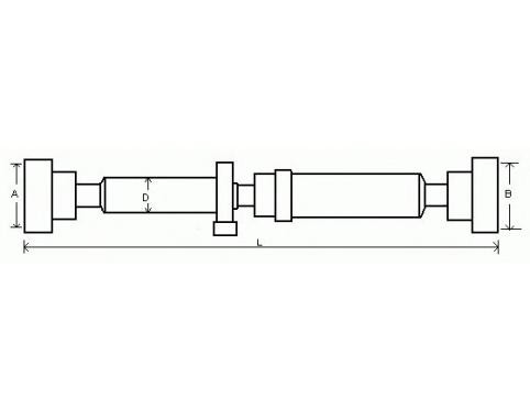 Propshaft, axle drive