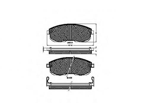 Brake Pad Set, disc brake