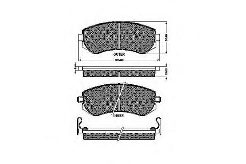 Brake Pad Set, disc brake