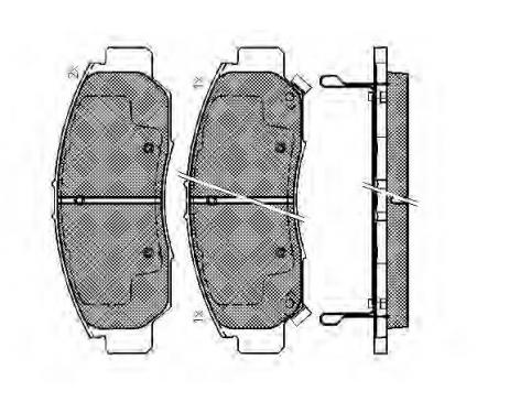 BRAKE PAD SET, DISC BRAKE