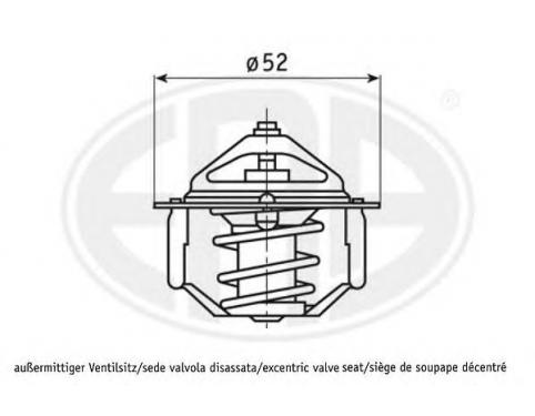Thermostat, coolant