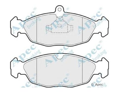 SET FRICTION PADS BRAKE