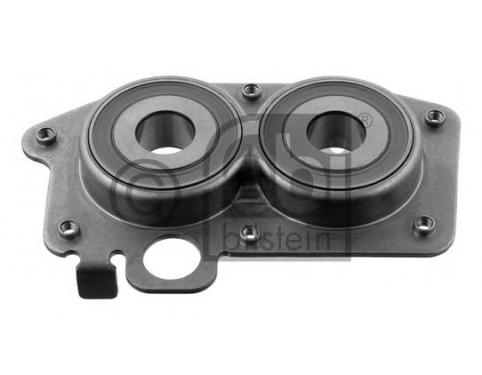 mounting with groofed ballbearing