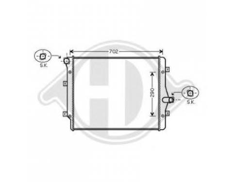 Radiator, engine cooling
