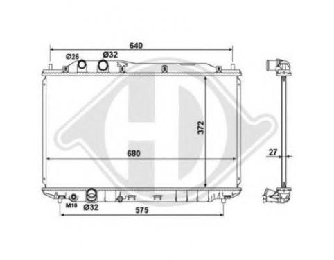 Radiator, engine cooling