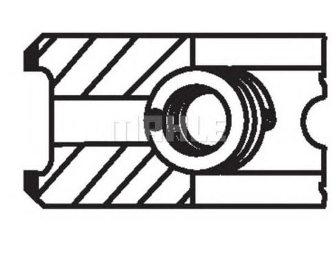 RING SET-PISTON, 0.50 OS