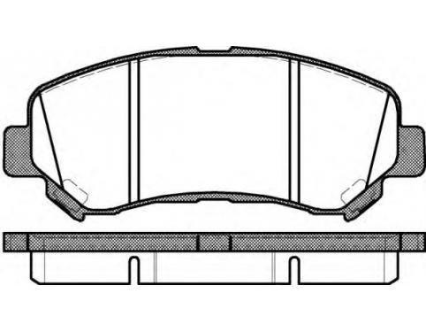 HARDWARE KIT-FRONT DISC BRAKE PAD