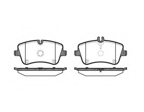 FRONT BRAKE PAD SET