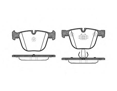 REAR BRAKE PAD SET