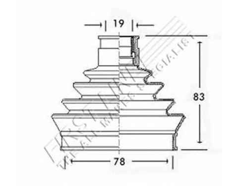 Bellow Set, drive shaft