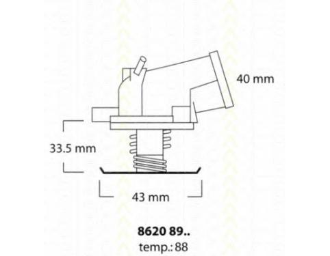 Thermostat, coolant