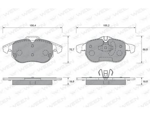 Brake Pad Set, disc brake