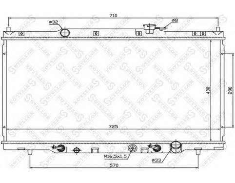 Radiator, engine cooling