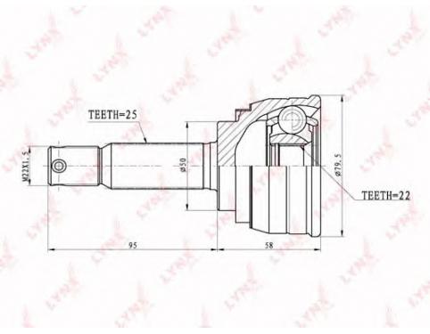 JOINT ASSY-CV LH